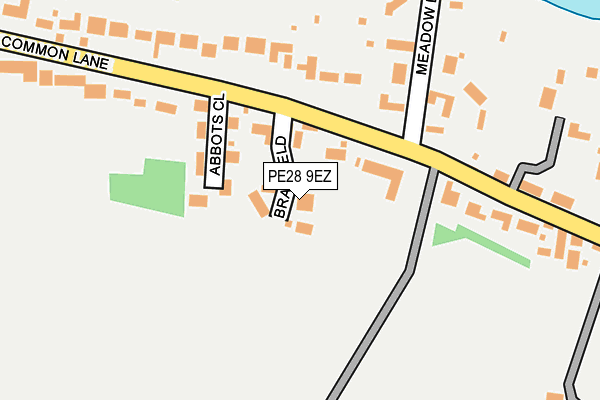 PE28 9EZ map - OS OpenMap – Local (Ordnance Survey) PE28 9EZ map - OS OpenMap – Local (Ordnance Survey)