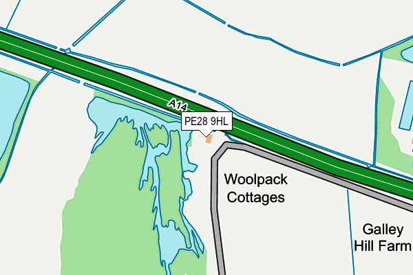 PE28 9HL map - OS OpenMap – Local (Ordnance Survey) PE28 9HL map - OS OpenMap – Local (Ordnance Survey)