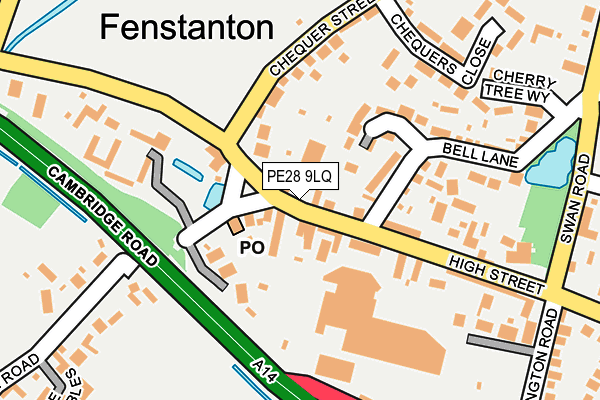 PE28 9LQ map - OS OpenMap – Local (Ordnance Survey) PE28 9LQ map - OS OpenMap – Local (Ordnance Survey)