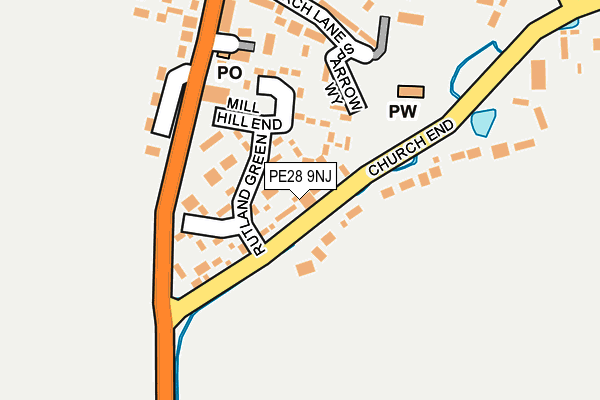 PE28 9NJ map - OS OpenMap – Local (Ordnance Survey) PE28 9NJ map - OS OpenMap – Local (Ordnance Survey)