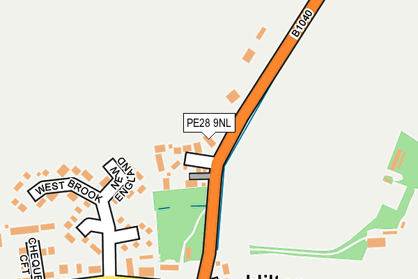 PE28 9NL map - OS OpenMap – Local (Ordnance Survey) PE28 9NL map - OS OpenMap – Local (Ordnance Survey)
