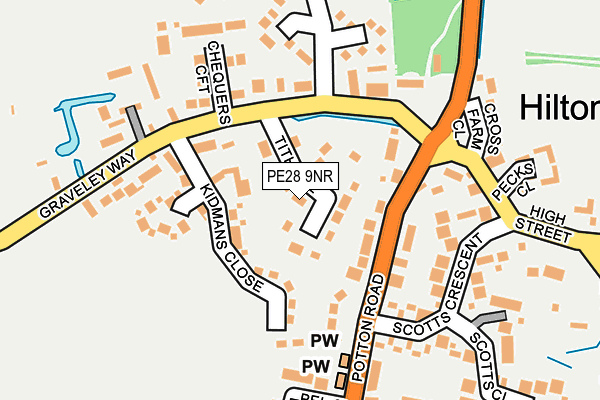 PE28 9NR map - OS OpenMap – Local (Ordnance Survey) PE28 9NR map - OS OpenMap – Local (Ordnance Survey)