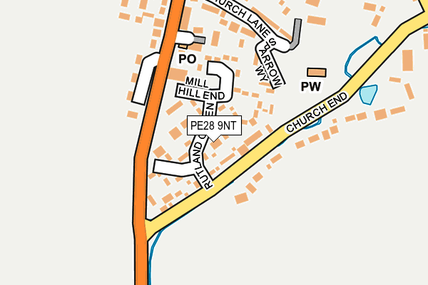 PE28 9NT map - OS OpenMap – Local (Ordnance Survey) PE28 9NT map - OS OpenMap – Local (Ordnance Survey)