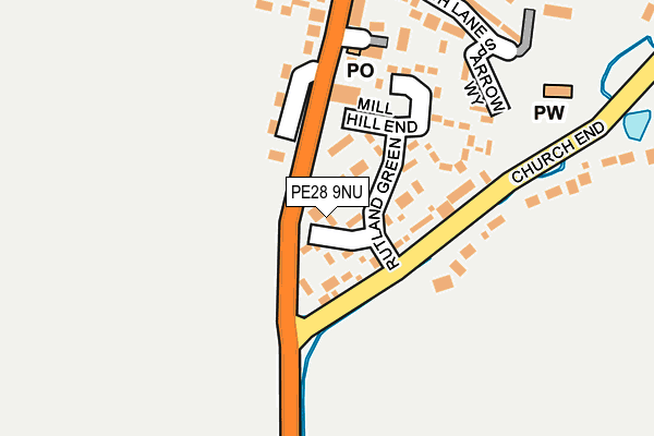 PE28 9NU map - OS OpenMap – Local (Ordnance Survey) PE28 9NU map - OS OpenMap – Local (Ordnance Survey)