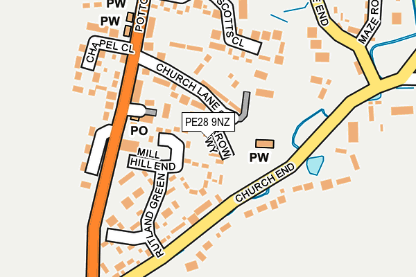 PE28 9NZ map - OS OpenMap – Local (Ordnance Survey) PE28 9NZ map - OS OpenMap – Local (Ordnance Survey)