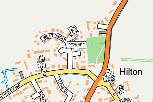 PE28 9PE map - OS OpenMap – Local (Ordnance Survey) PE28 9PE map - OS OpenMap – Local (Ordnance Survey)