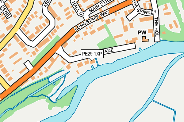 PE29 1XP map - OS OpenMap – Local (Ordnance Survey) PE29 1XP map - OS OpenMap – Local (Ordnance Survey)
