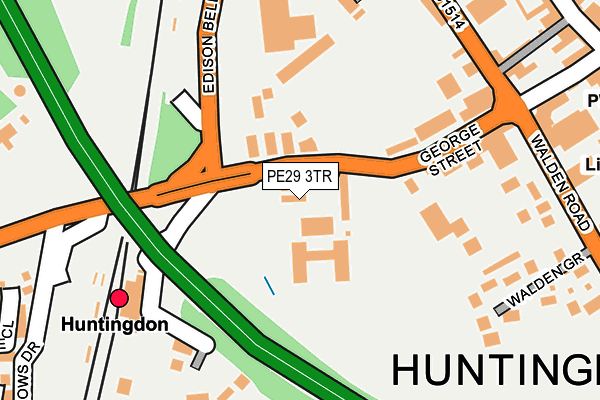 PE29 3TR map - OS OpenMap – Local (Ordnance Survey) PE29 3TR map - OS OpenMap – Local (Ordnance Survey)