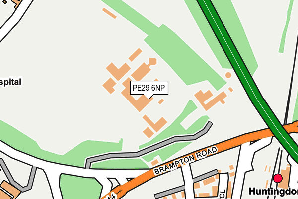 PE29 6NP map - OS OpenMap – Local (Ordnance Survey) PE29 6NP map - OS OpenMap – Local (Ordnance Survey)