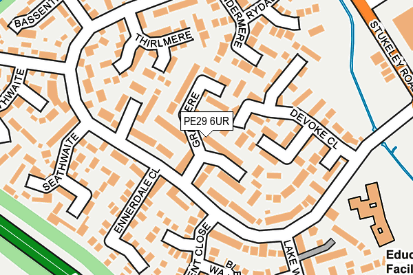PE29 6UR map - OS OpenMap – Local (Ordnance Survey) PE29 6UR map - OS OpenMap – Local (Ordnance Survey)