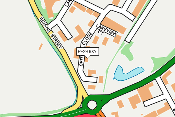 PE29 6XY map - OS OpenMap – Local (Ordnance Survey) PE29 6XY map - OS OpenMap – Local (Ordnance Survey)