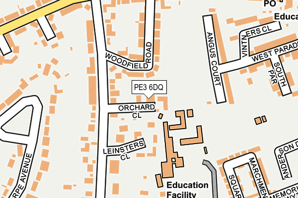 PE3 6DQ map - OS OpenMap – Local (Ordnance Survey) PE3 6DQ map - OS OpenMap – Local (Ordnance Survey)