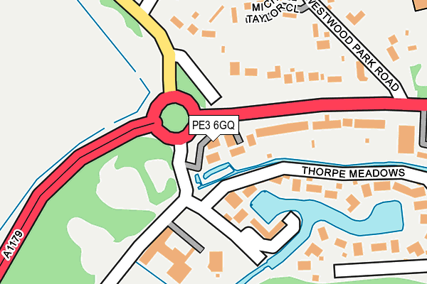 PE3 6GQ map - OS OpenMap – Local (Ordnance Survey) PE3 6GQ map - OS OpenMap – Local (Ordnance Survey)