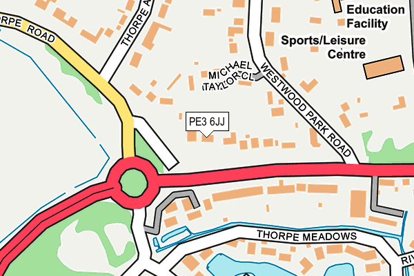 PE3 6JJ map - OS OpenMap – Local (Ordnance Survey) PE3 6JJ map - OS OpenMap – Local (Ordnance Survey)