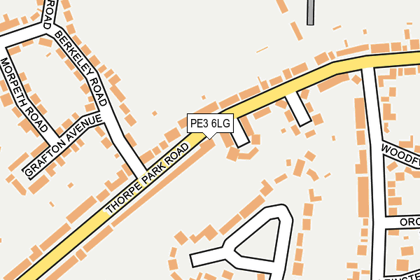 PE3 6LG map - OS OpenMap – Local (Ordnance Survey) PE3 6LG map - OS OpenMap – Local (Ordnance Survey)