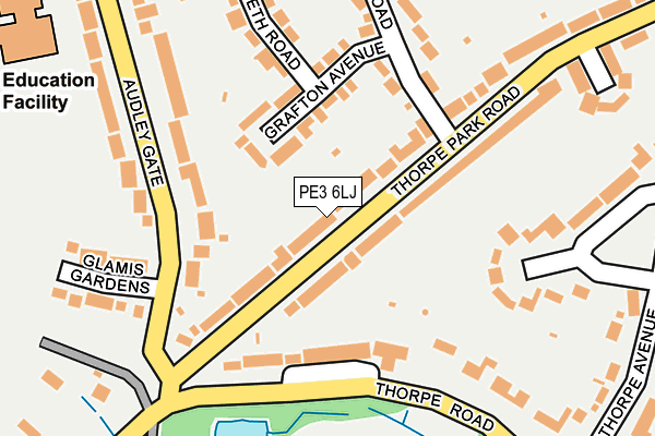 PE3 6LJ map - OS OpenMap – Local (Ordnance Survey) PE3 6LJ map - OS OpenMap – Local (Ordnance Survey)