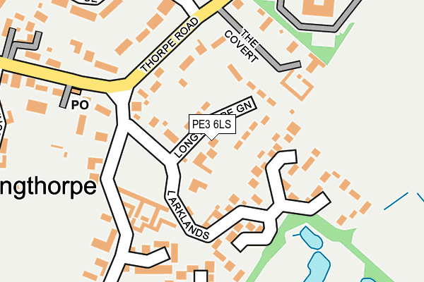 PE3 6LS map - OS OpenMap – Local (Ordnance Survey) PE3 6LS map - OS OpenMap – Local (Ordnance Survey)