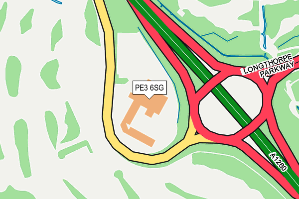 PE3 6SG map - OS OpenMap – Local (Ordnance Survey) PE3 6SG map - OS OpenMap – Local (Ordnance Survey)