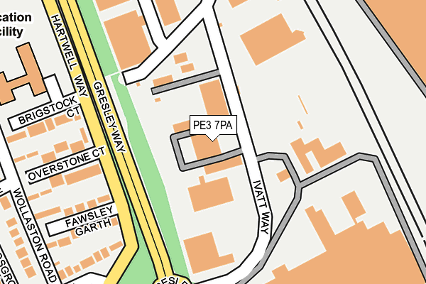 PE3 7PA map - OS OpenMap – Local (Ordnance Survey) PE3 7PA map - OS OpenMap – Local (Ordnance Survey)