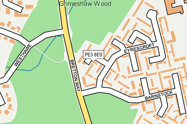 PE3 8ES map - OS OpenMap – Local (Ordnance Survey) PE3 8ES map - OS OpenMap – Local (Ordnance Survey)