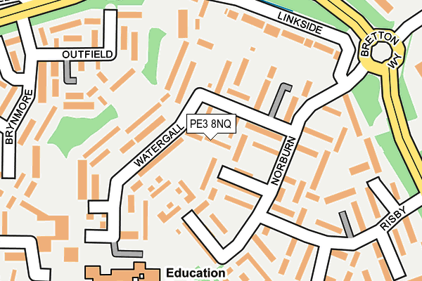 PE3 8NQ map - OS OpenMap – Local (Ordnance Survey) PE3 8NQ map - OS OpenMap – Local (Ordnance Survey)