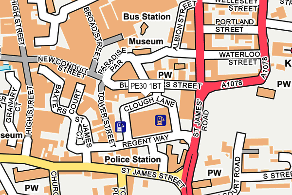 PE30 1BT map - OS OpenMap – Local (Ordnance Survey) PE30 1BT map - OS OpenMap – Local (Ordnance Survey)