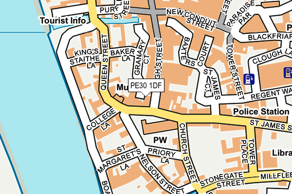 PE30 1DF map - OS OpenMap – Local (Ordnance Survey) PE30 1DF map - OS OpenMap – Local (Ordnance Survey)