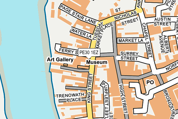 PE30 1EZ map - OS OpenMap – Local (Ordnance Survey) PE30 1EZ map - OS OpenMap – Local (Ordnance Survey)