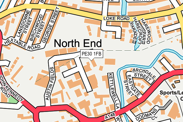 PE30 1FB map - OS OpenMap – Local (Ordnance Survey) PE30 1FB map - OS OpenMap – Local (Ordnance Survey)