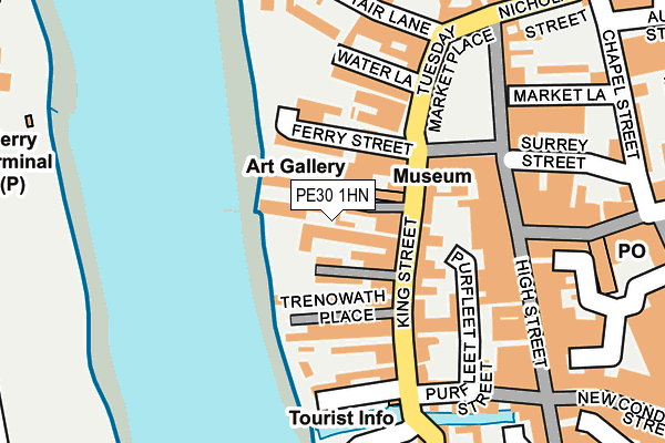 PE30 1HN map - OS OpenMap – Local (Ordnance Survey)