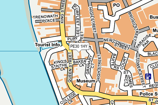 PE30 1HY map - OS OpenMap – Local (Ordnance Survey) PE30 1HY map - OS OpenMap – Local (Ordnance Survey)