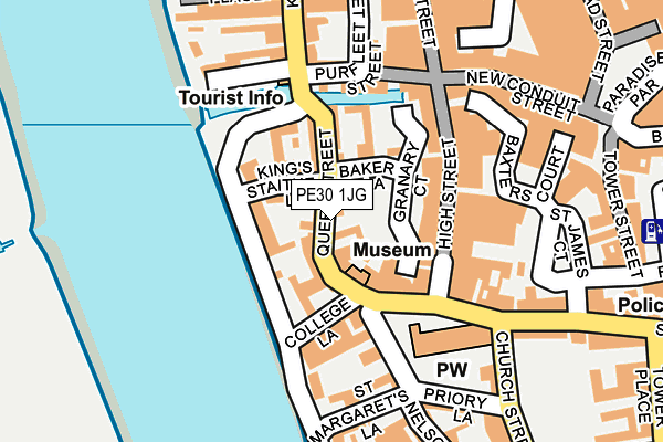 PE30 1JG map - OS OpenMap – Local (Ordnance Survey) PE30 1JG map - OS OpenMap – Local (Ordnance Survey)