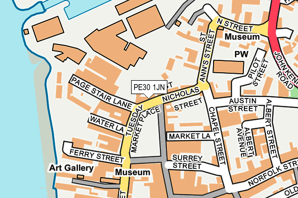 PE30 1JN map - OS OpenMap – Local (Ordnance Survey) PE30 1JN map - OS OpenMap – Local (Ordnance Survey)