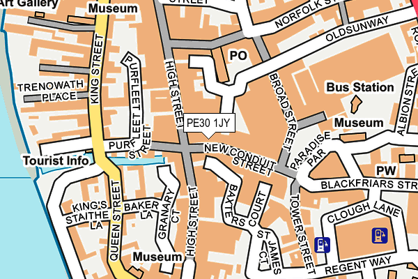 PE30 1JY map - OS OpenMap – Local (Ordnance Survey) PE30 1JY map - OS OpenMap – Local (Ordnance Survey)