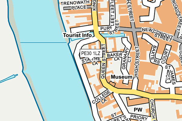 PE30 1LZ map - OS OpenMap – Local (Ordnance Survey) PE30 1LZ map - OS OpenMap – Local (Ordnance Survey)