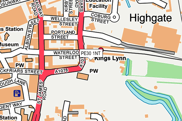 PE30 1NT map - OS OpenMap – Local (Ordnance Survey) PE30 1NT map - OS OpenMap – Local (Ordnance Survey)