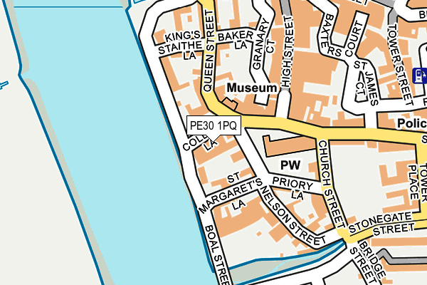 PE30 1PQ map - OS OpenMap – Local (Ordnance Survey)