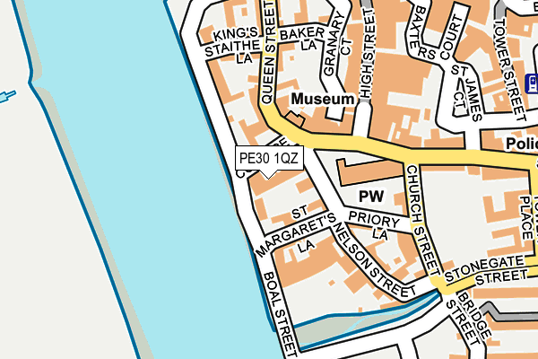 PE30 1QZ map - OS OpenMap – Local (Ordnance Survey) PE30 1QZ map - OS OpenMap – Local (Ordnance Survey)