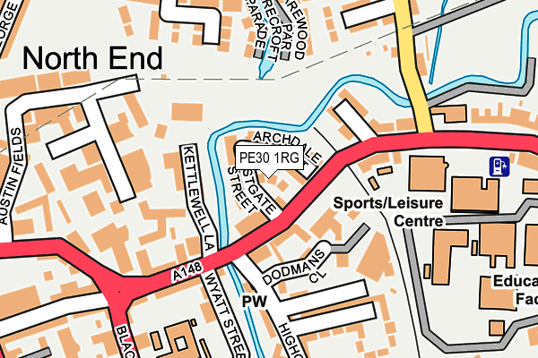PE30 1RG map - OS OpenMap – Local (Ordnance Survey) PE30 1RG map - OS OpenMap – Local (Ordnance Survey)