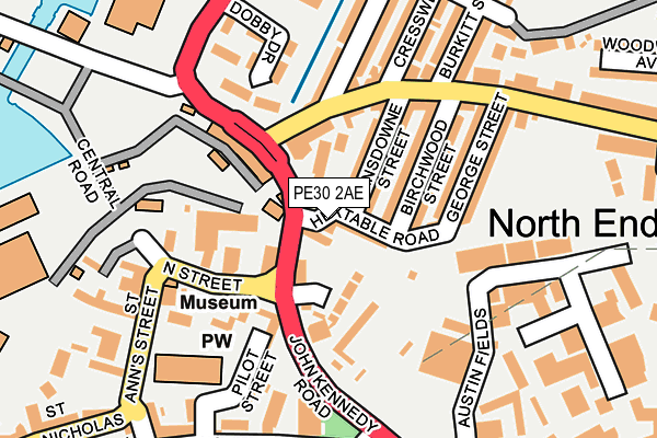 PE30 2AE map - OS OpenMap – Local (Ordnance Survey) PE30 2AE map - OS OpenMap – Local (Ordnance Survey)