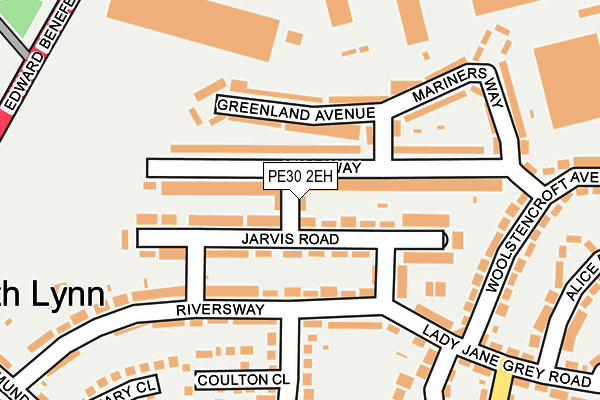 PE30 2EH map - OS OpenMap – Local (Ordnance Survey) PE30 2EH map - OS OpenMap – Local (Ordnance Survey)