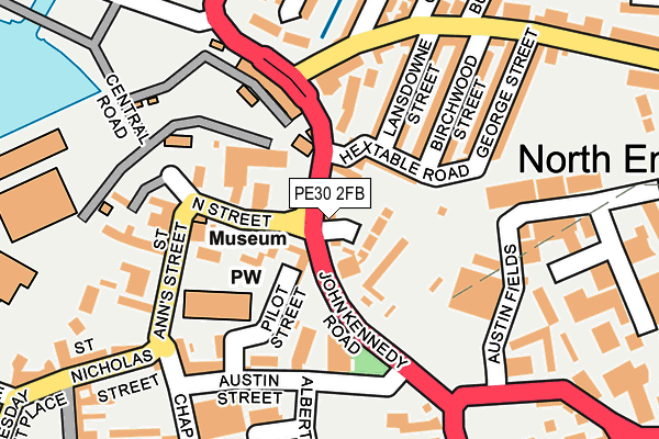 PE30 2FB map - OS OpenMap – Local (Ordnance Survey) PE30 2FB map - OS OpenMap – Local (Ordnance Survey)