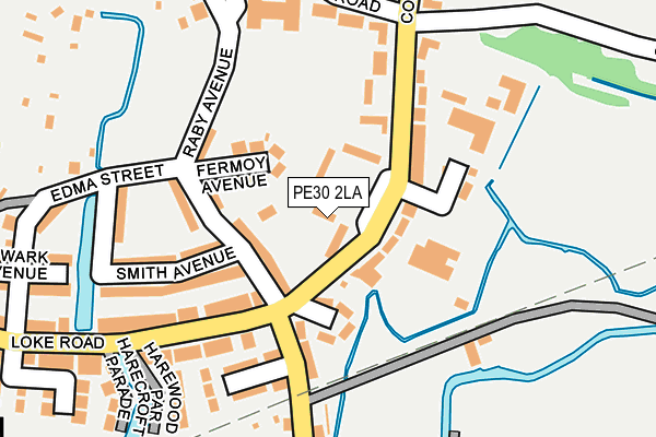 PE30 2LA map - OS OpenMap – Local (Ordnance Survey) PE30 2LA map - OS OpenMap – Local (Ordnance Survey)