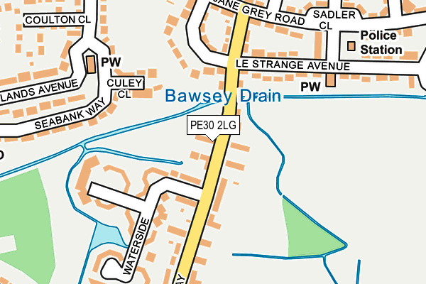 PE30 2LG map - OS OpenMap – Local (Ordnance Survey) PE30 2LG map - OS OpenMap – Local (Ordnance Survey)