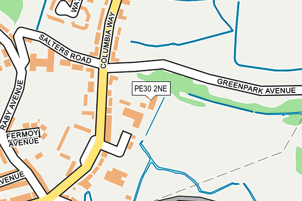 PE30 2NE map - OS OpenMap – Local (Ordnance Survey) PE30 2NE map - OS OpenMap – Local (Ordnance Survey)