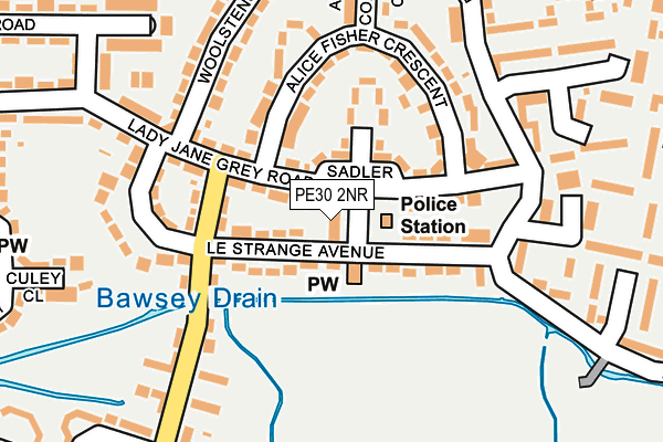 PE30 2NR map - OS OpenMap – Local (Ordnance Survey) PE30 2NR map - OS OpenMap – Local (Ordnance Survey)