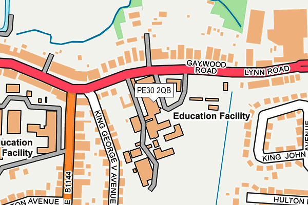 PE30 2QB map - OS OpenMap – Local (Ordnance Survey) PE30 2QB map - OS OpenMap – Local (Ordnance Survey)
