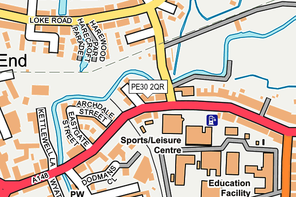 PE30 2QR map - OS OpenMap – Local (Ordnance Survey) PE30 2QR map - OS OpenMap – Local (Ordnance Survey)