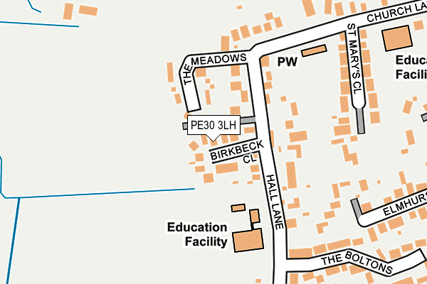 PE30 3LH map - OS OpenMap – Local (Ordnance Survey) PE30 3LH map - OS OpenMap – Local (Ordnance Survey)