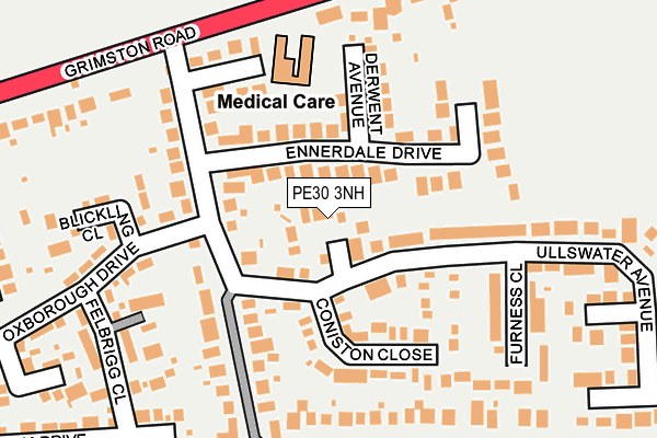 PE30 3NH map - OS OpenMap – Local (Ordnance Survey) PE30 3NH map - OS OpenMap – Local (Ordnance Survey)